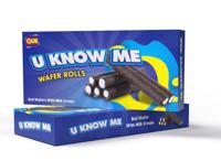 Que Wafer Que Wafer - U Know me Rolls Milk 100 Gram