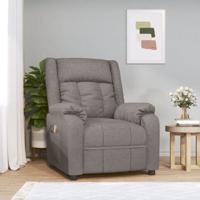 Massagestoel stof taupe