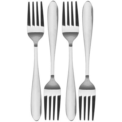 8x Vorken tafelbestek RVS 19,5 cm