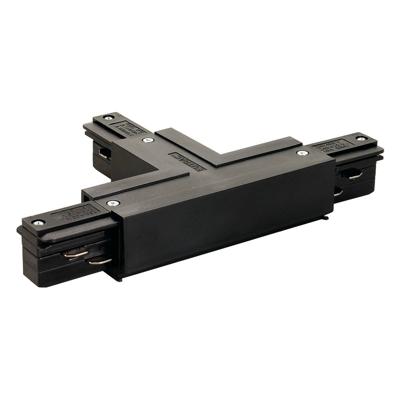 SLV 3-faseT-Connector 2 aarde links zwart - 145630