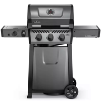 Freestyle 365 3 hoofdbranders met sizzle zone zijbr. en deur graphite barbecue - Napoleon grills