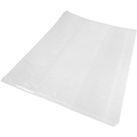 Zak | Kratzak | LDPE | 600/ 2x200x800mm | transparant | 500 stuks