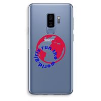 Run The World: Samsung Galaxy S9 Plus Transparant Hoesje