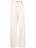 Studio Nicholson pantalon droit à taille haute - Tons neutres