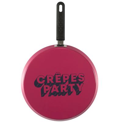 Lily Cook Pannenkoekenpan/Crepepan - roze - D28 cm - aluminium - niet geschikt voor inductie