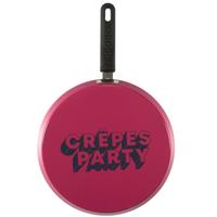 Lily Cook Pannenkoekenpan/Crepepan - roze - D28 cm - aluminium - niet geschikt voor inductie