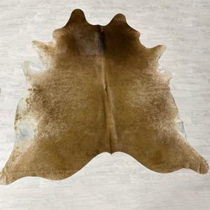Koeienhuid bruin wit 260x240cm XXL