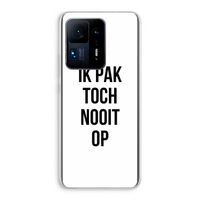 Ik pak nooit op: Xiaomi Mi Mix 4 Transparant Hoesje
