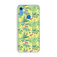 Flamingo party: Huawei Y6s Transparant Hoesje