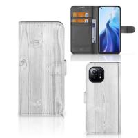 Xiaomi Mi 11 | Book Style Case | White Wood