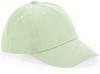 Beechfield CB63NB Junior Organic Cotton 5 Panel Cap - Pistachio - One Size