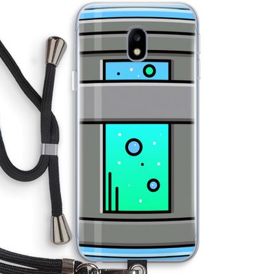 Chug Bottle: Samsung Galaxy J3 (2017) Transparant Hoesje met koord