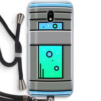 Chug Bottle: Samsung Galaxy J3 (2017) Transparant Hoesje met koord
