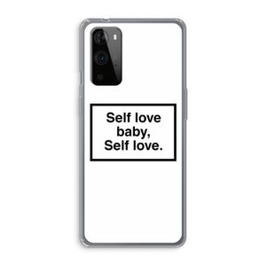 Self love: OnePlus 9 Pro Transparant Hoesje