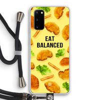 Eat Balanced: Samsung Galaxy S20 Transparant Hoesje met koord