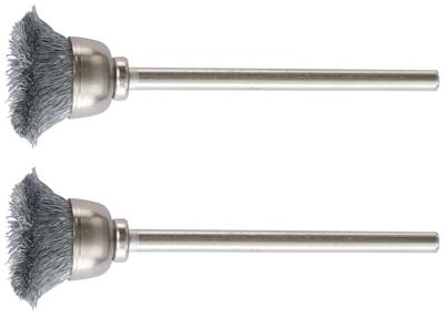 PROXXON penseelborstel brushes shaft 2.35 d=13mm steel 2pcs