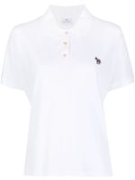 PS Paul Smith polo en coton à patch zèbre - Blanc