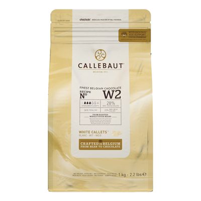 Callebaut - Chocolade Callets Wit (W2) - 1kg