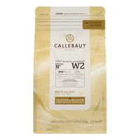 Callebaut - Chocolade Callets Wit (W2) - 1kg
