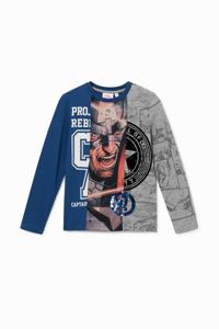T-shirt met superhelden en omkeerbare pailletten - BLUE - 9/10
