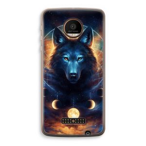 Wolf Dreamcatcher: Motorola Moto Z Force Transparant Hoesje