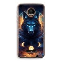 Wolf Dreamcatcher: Motorola Moto Z Force Transparant Hoesje
