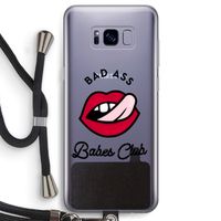 Badass Babes Club: Samsung Galaxy S8 Transparant Hoesje met koord