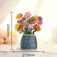 3D Pop Up Birthday Cards Paper Flowers Bouquet Greeting Cards