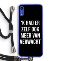 Meer verwacht - Zwart: Honor Play 8A Transparant Hoesje met koord