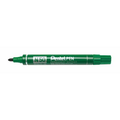 Permanente markeerstift Pentel N50-BE Groen 12 Onderdelen