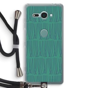 Swirls: Sony Xperia XZ2 Compact Transparant Hoesje met koord