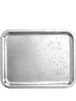 Christofle plateau Graffiti rectangulaire (36 cm x 28 cm) - Argent - thumbnail