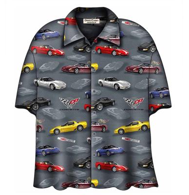 Cars Shirt C5 Corvette Camp-XL Cars Shirt C5 Corvette Camp-XL