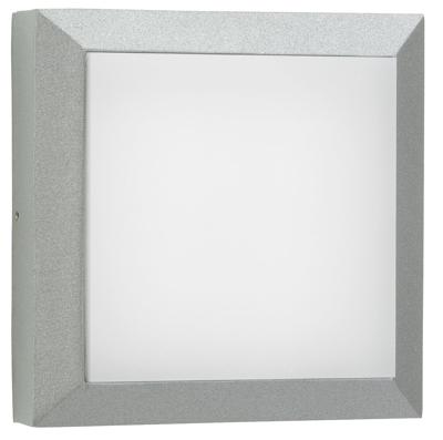 Albert Vierkante wandlamp buitenParel 32cm-grijs - 696562