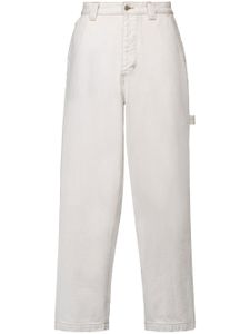 Maison Margiela jean Selvedge à coupe droite - Blanc