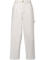 Maison Margiela jean Selvedge à coupe droite - Blanc