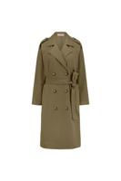 Laurine bonded trenchcoat - earth - 12478