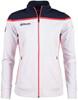 Reece 865610 Varsity Stretched Fit Jacket Full Zip Ladies - White-Navy - L - thumbnail