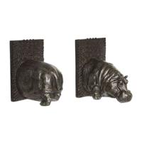 Bokstöd DKD Home Decor 15 x 11 x 17 cm Hars Koloniaal