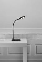 Kleine zwarte LED tafellamp bureaulamp met ingebouwde schakelaar Nordlux &apos;Dove&apos;