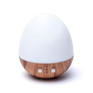 Ultrasone Aroma Diffuser 200ml, Ovaal, Wit, USB, LED-licht