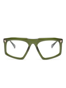 T Henri Eyewear lunettes de vue à monture carrée - Vert