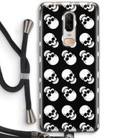 Musketon Skulls: OnePlus 6 Transparant Hoesje met koord