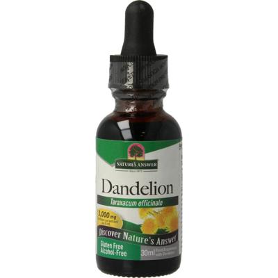 Natures Answer Paardenbloem extract alcoholvrij