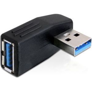 DeLOCK 65341 tussenstuk voor kabels USB 3.0 Zwart