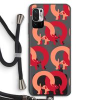 Dogs: Xiaomi Redmi Note 10 5G Transparant Hoesje met koord