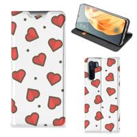 OPPO Reno3 | A91 | Hoesje met Magneet | Hearts