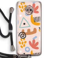 Abstract: Motorola Moto G6 Transparant Hoesje met koord
