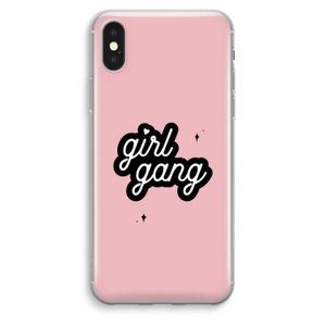 Girl Gang: iPhone XS Max Transparant Hoesje