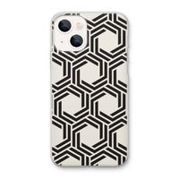 Geometrisch patroon: iPhone 13 mini Transparant Hoesje